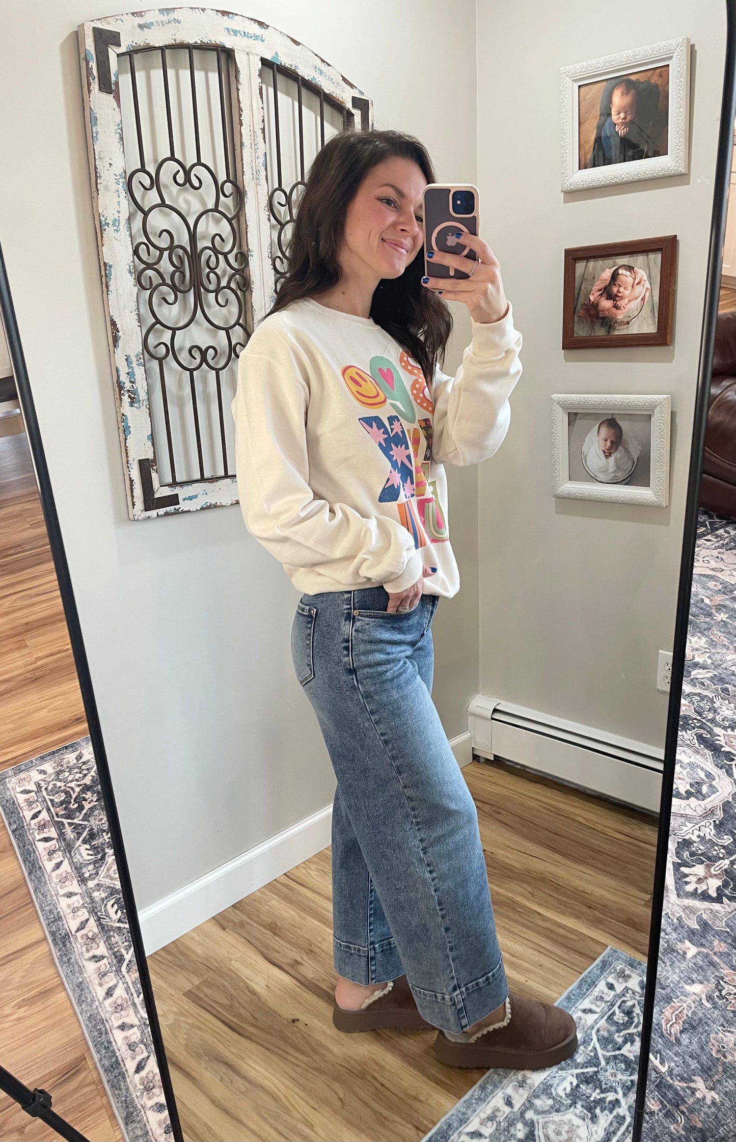 Kan Can HR Crop Wide Jean