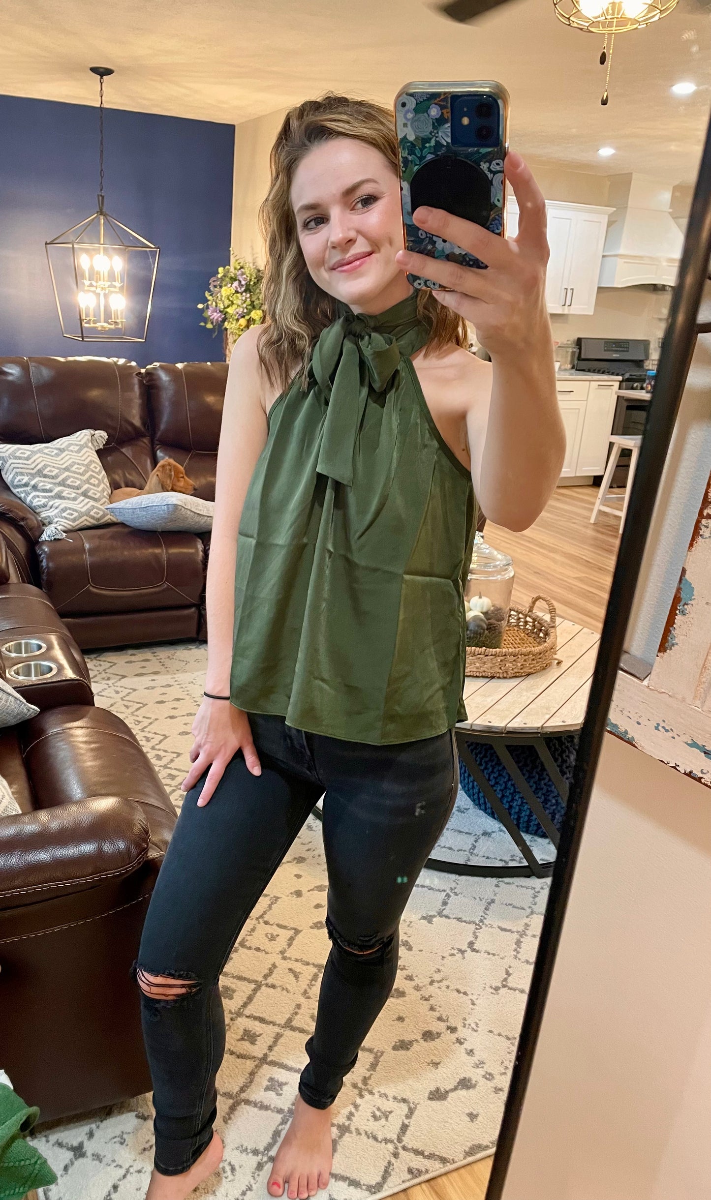 Alani Silky Halter Top