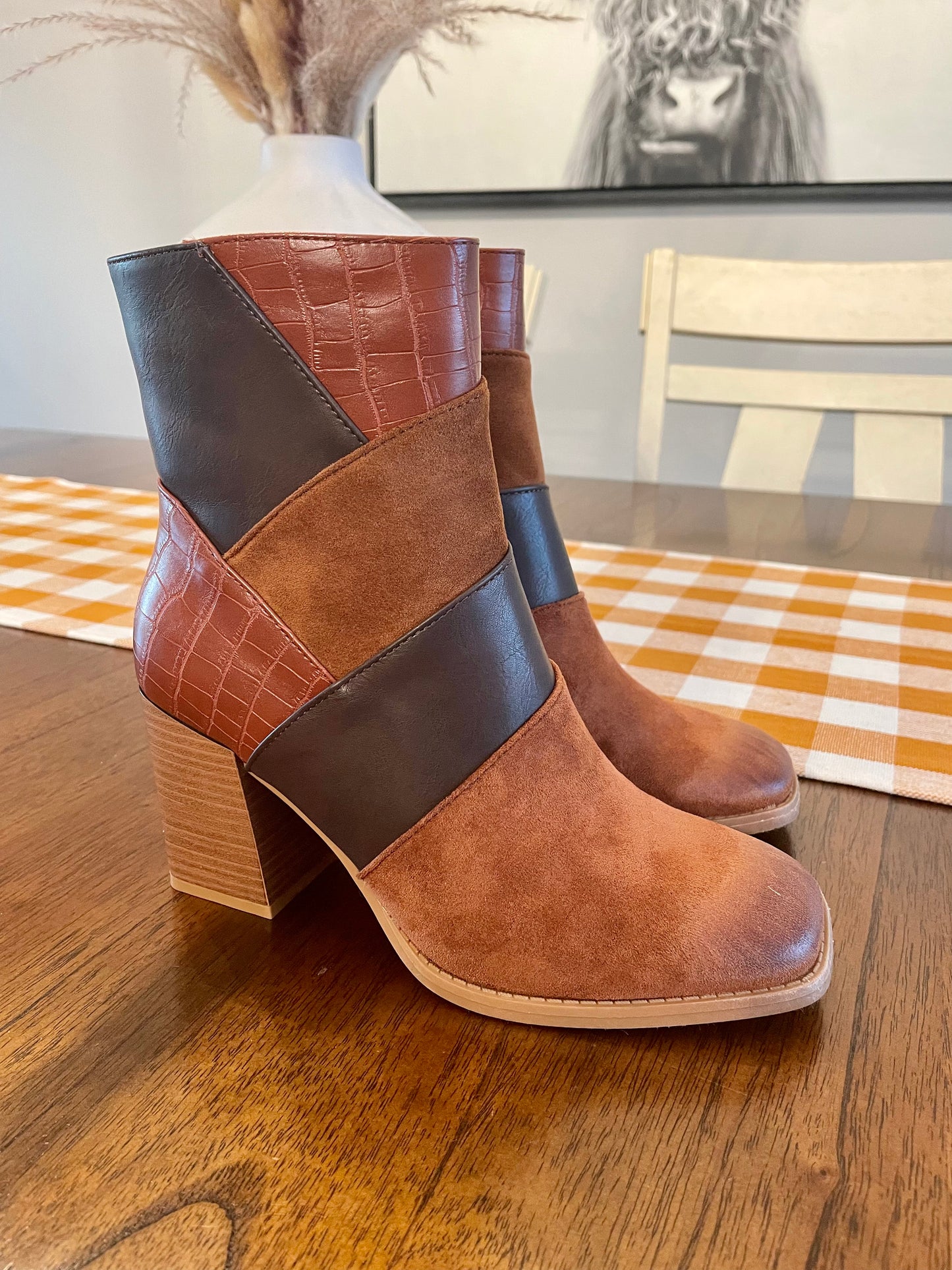 Patchwork Cammy Boots