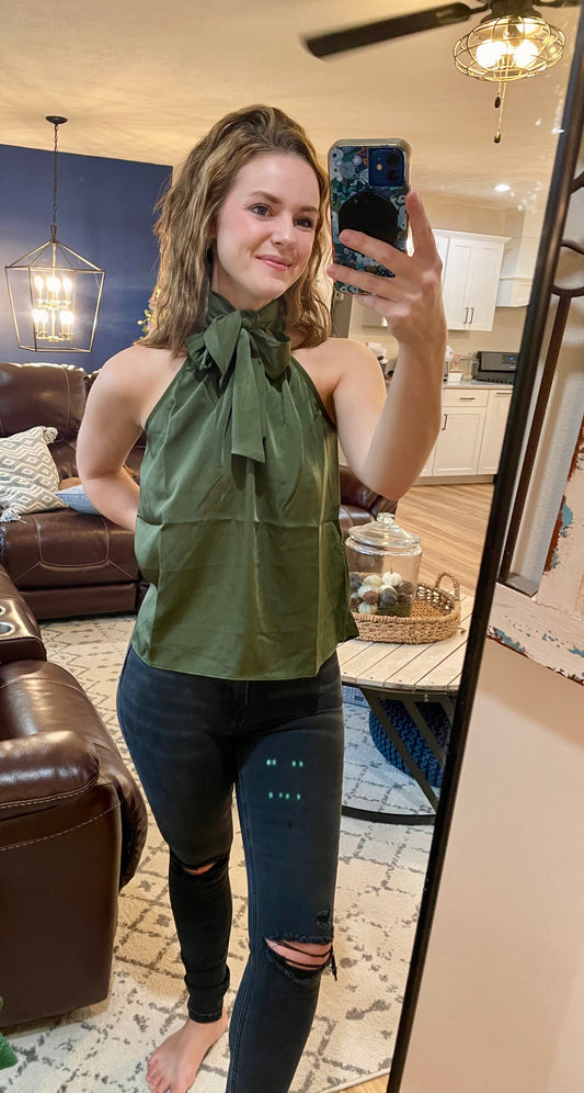 Alani Silky Halter Top