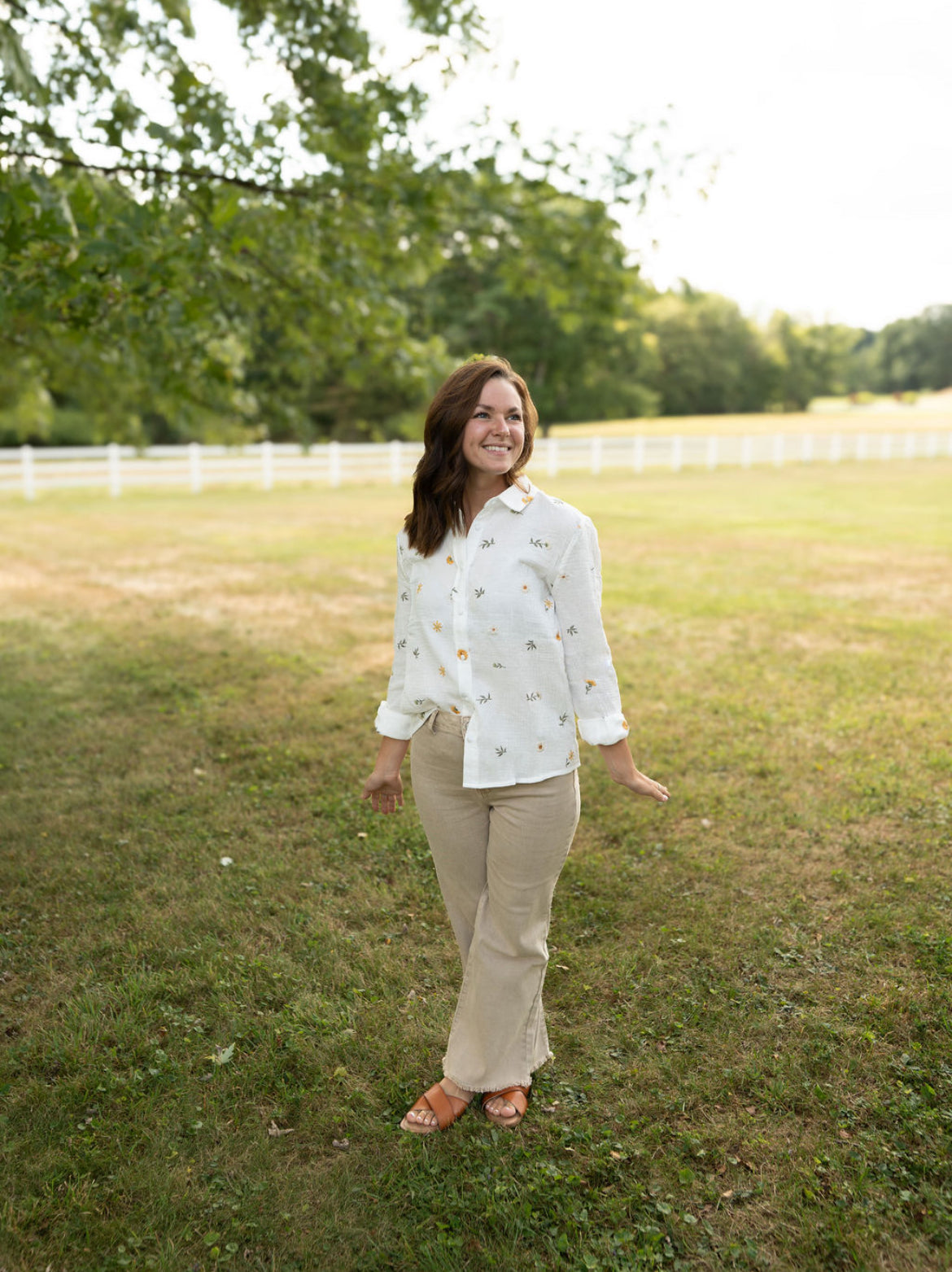 The Daisy Girl Gauze Top