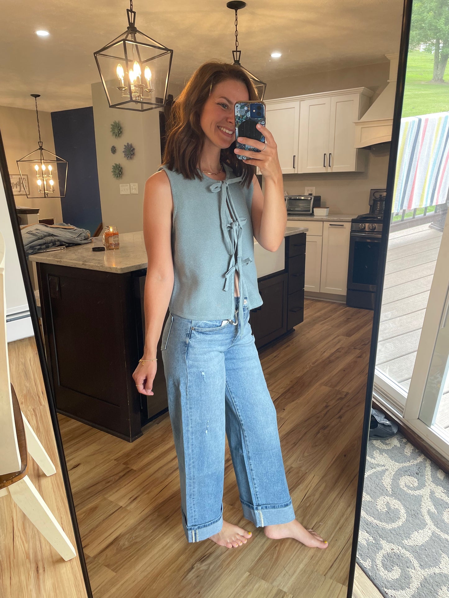 Kan Can HR Crop Wide Leg Jean