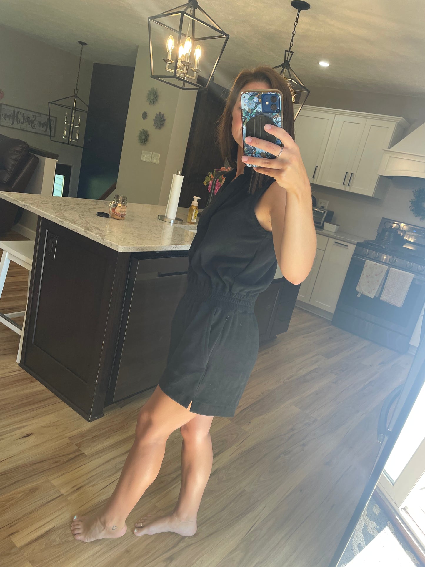 Athletic Collared Romper