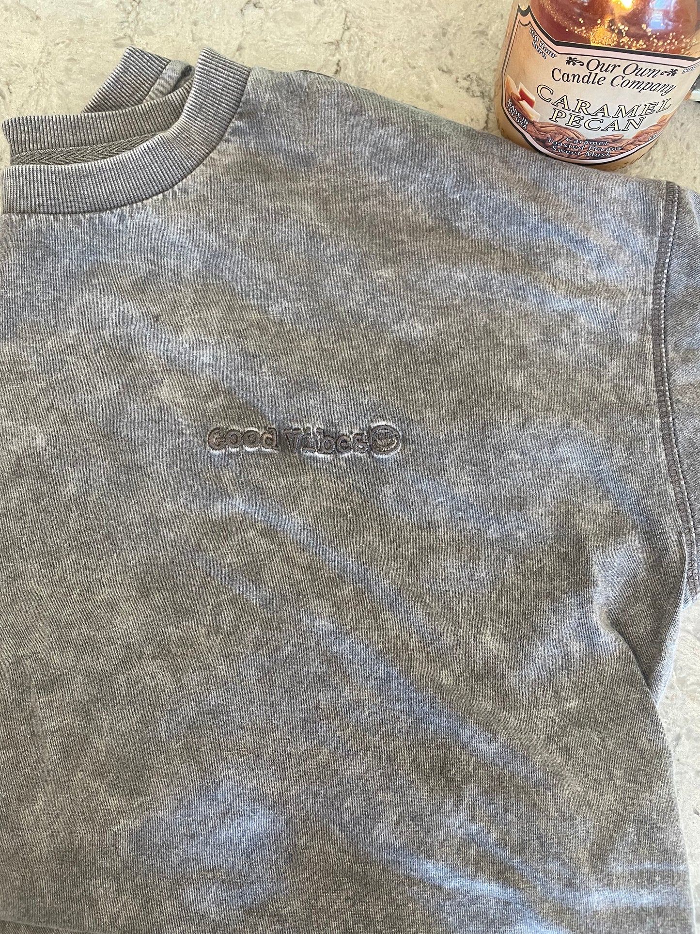 Washed Good Vibes Tee