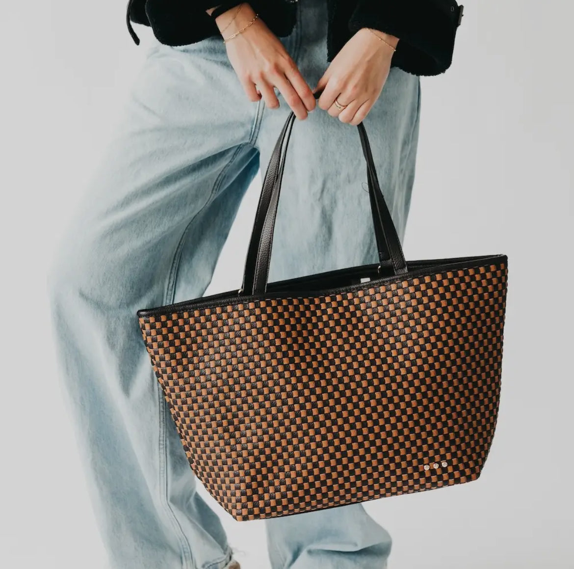 Woven Tiffany Tote