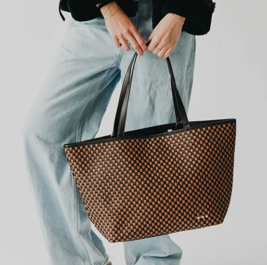 Woven Tiffany Tote
