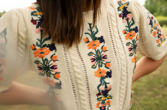 The Fable Floral Sweater