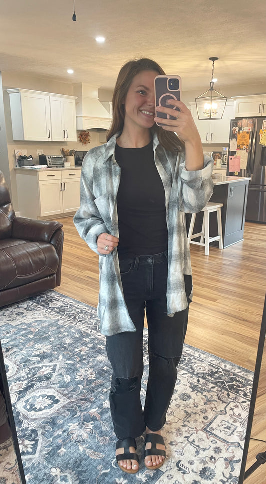 Laura Plaid Flannel Shirt