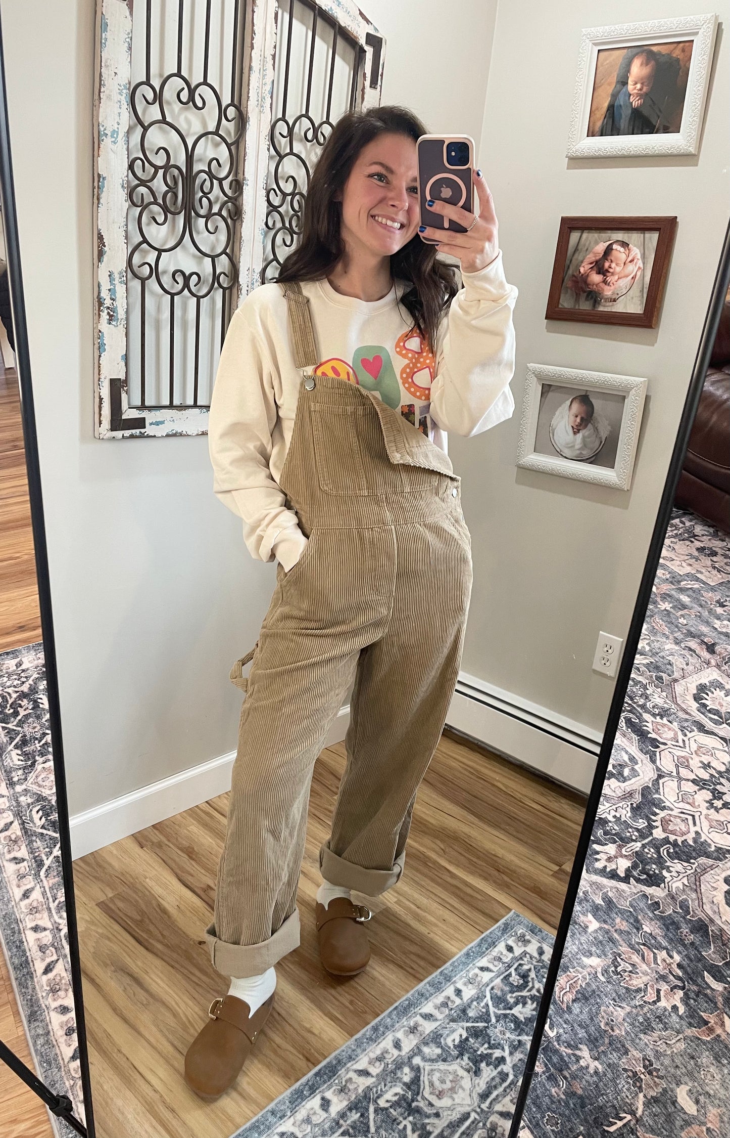 Washed Corduroy Overall