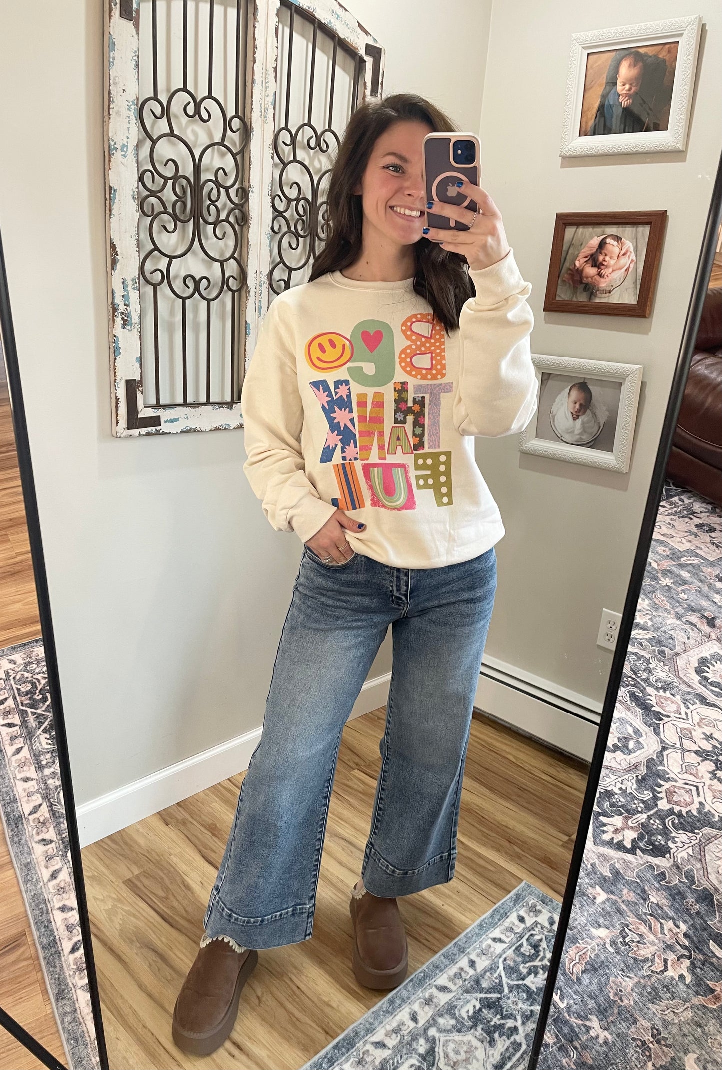 Kan Can HR Crop Wide Jean