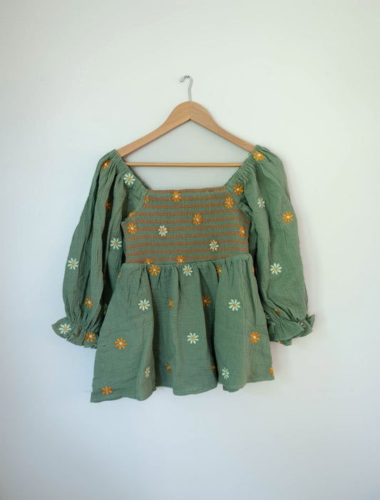 The Cottage Peplum Top