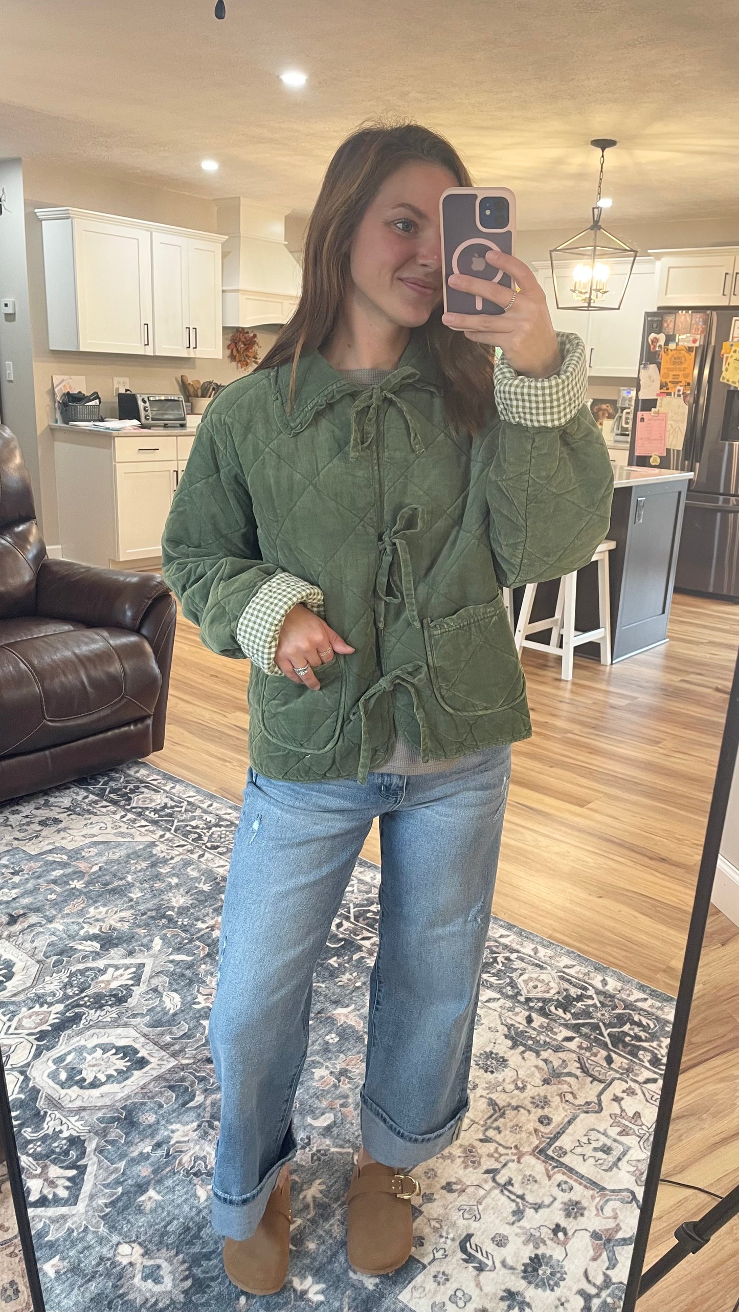 Quilted Corduroy Jacket