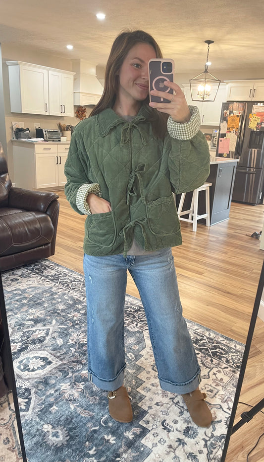 Quilted Corduroy Jacket