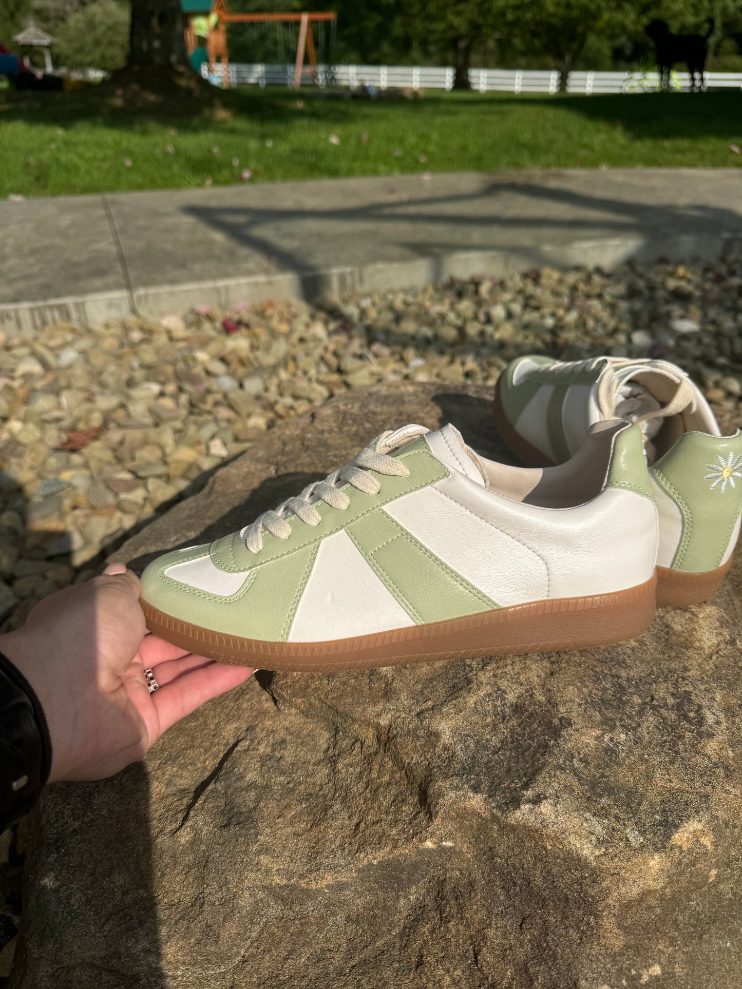 Noelle Mint Low Top Sneaker