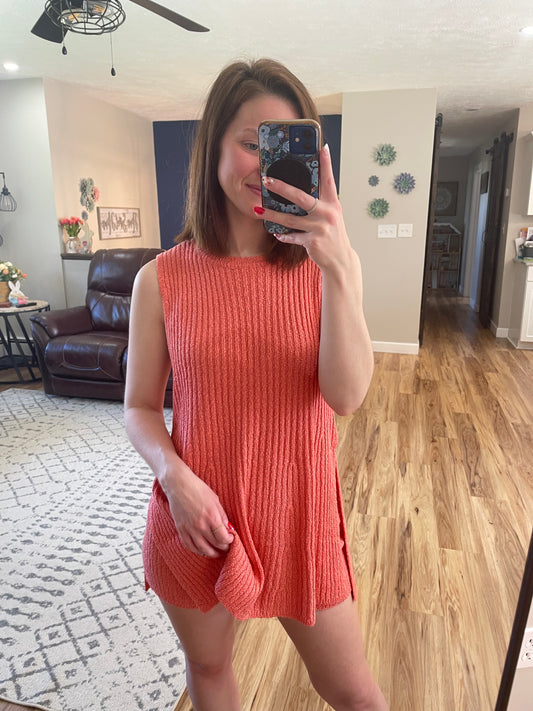 Knit Top & Shorts Set