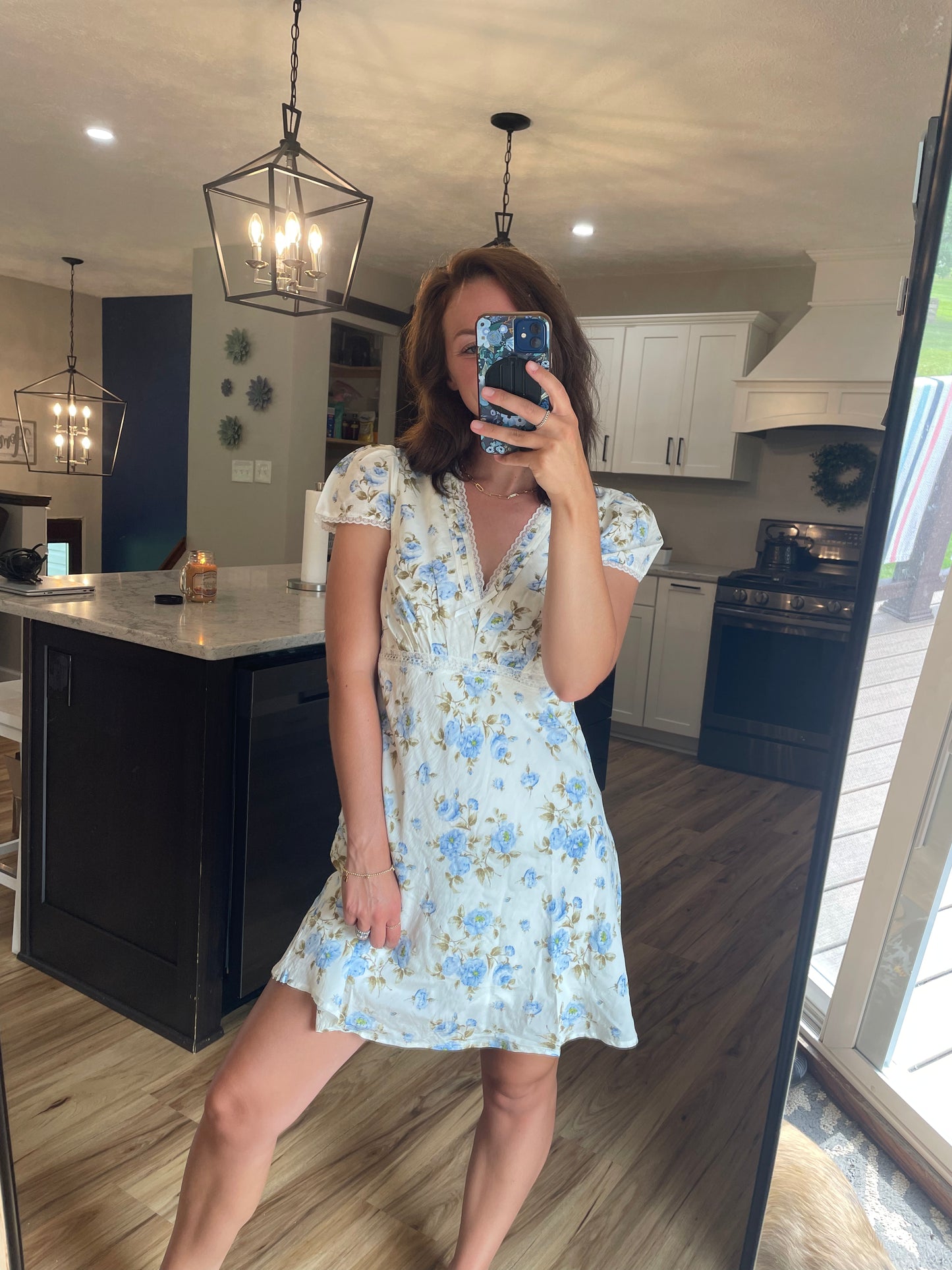 Floral Print Mini Dress