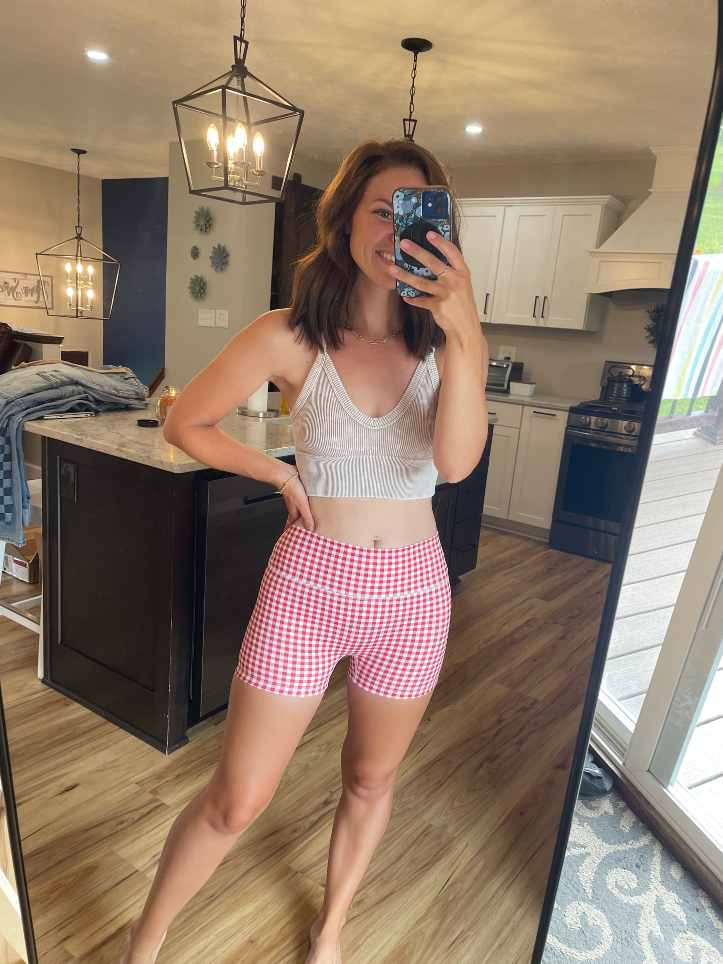 Washed Ribbed Bra Tank